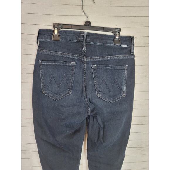 MOTHER DESTRUCTED HIGH WAISTED LOOKER IN COFFEE, TEA OR ME, SZ 26 - Picture 10 of 16